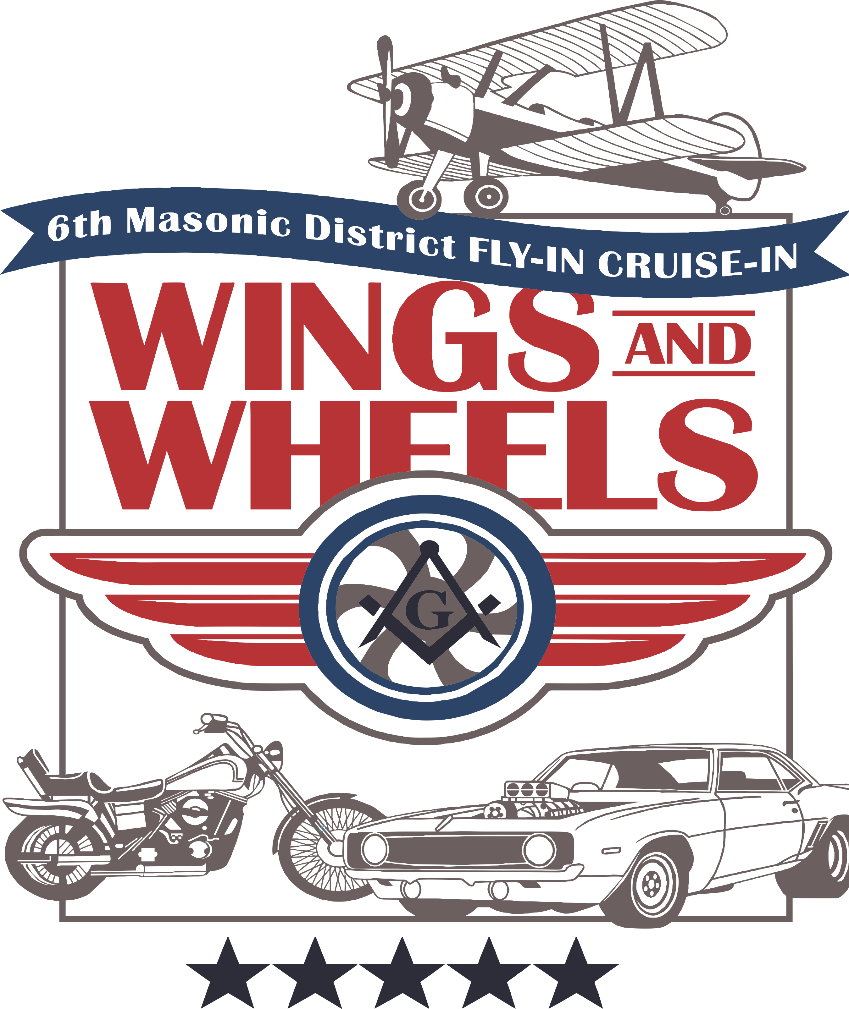 Wings and Wheels Banner